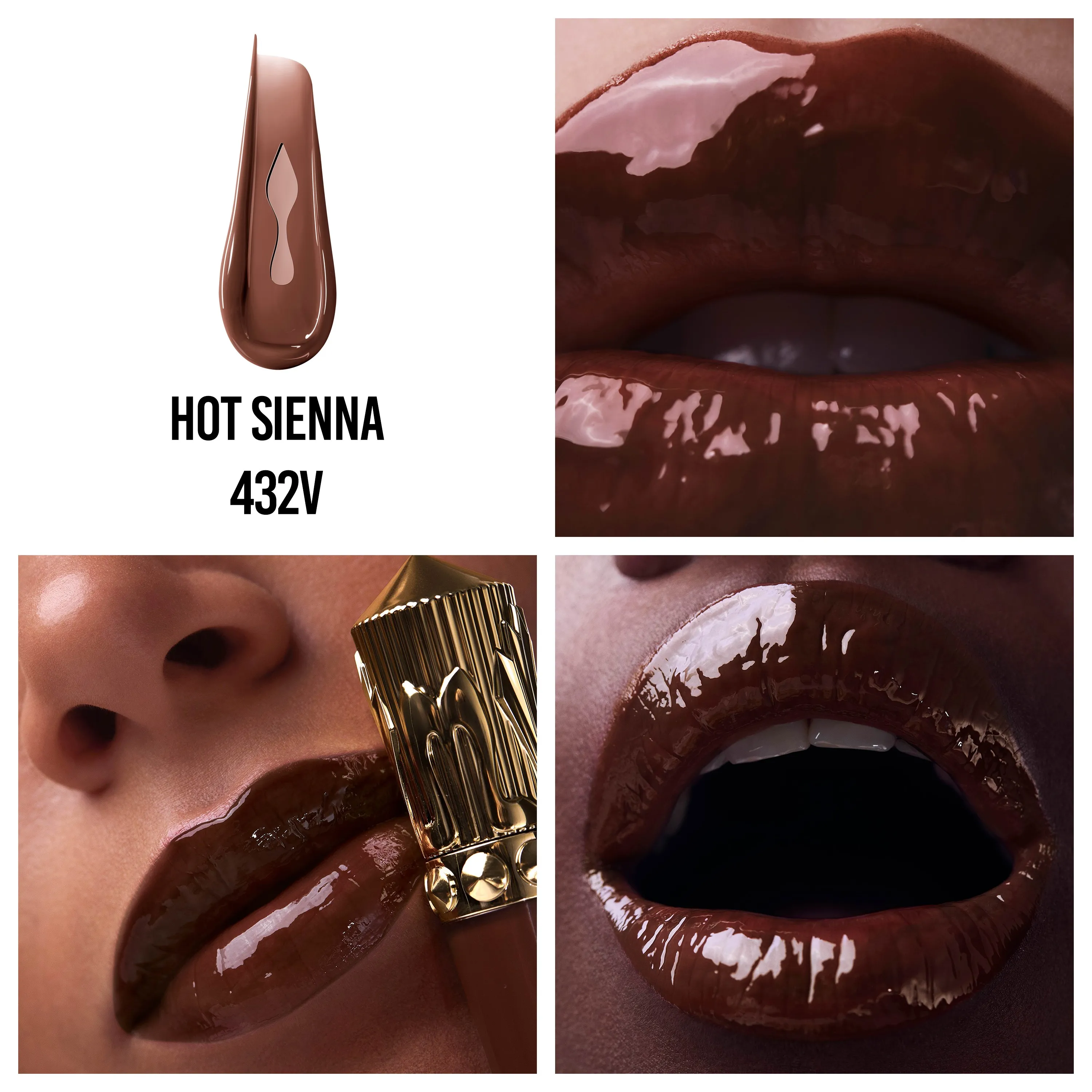 Christian Louboutin Rouge Stiletto Vinyl Gloss – Lip Gloss – Hot Sienna 432V - Beauty - alternate view 8